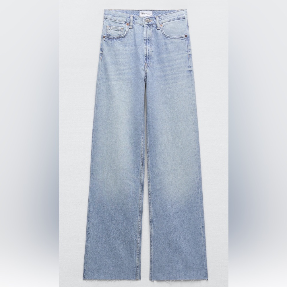 Zara size 25/0 wide leg jeans